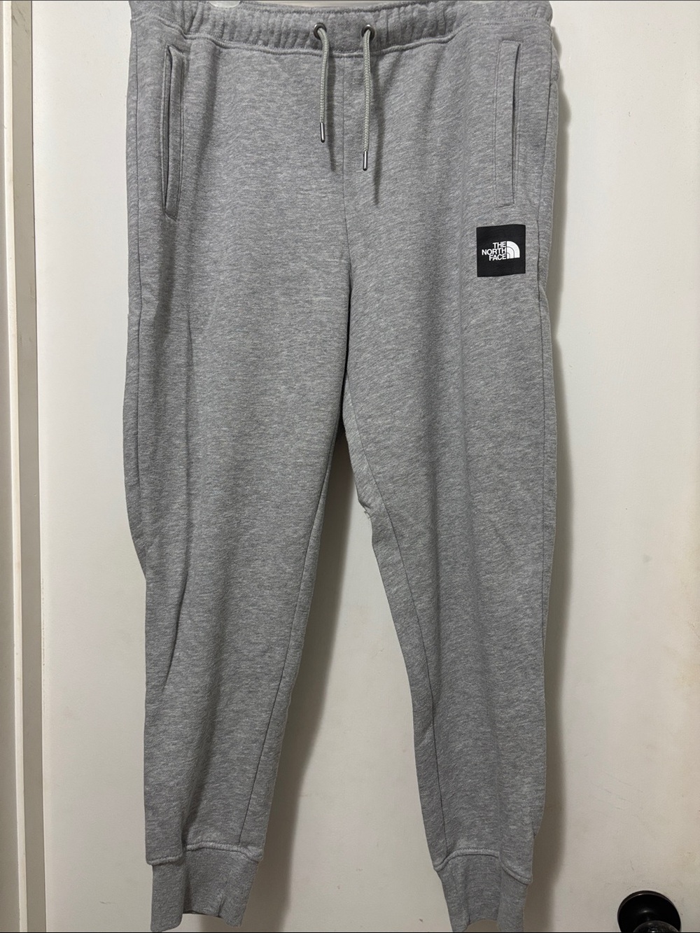 The North Face Heather Gray Fleece Joggers
